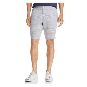 The Mens store Mens Gray Pinstripe Classic Fit Shorts 40 Waist